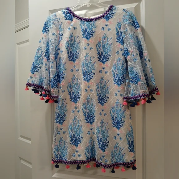 NWT Lilly Pulitzer Coral Romper - Picture 1 of 13